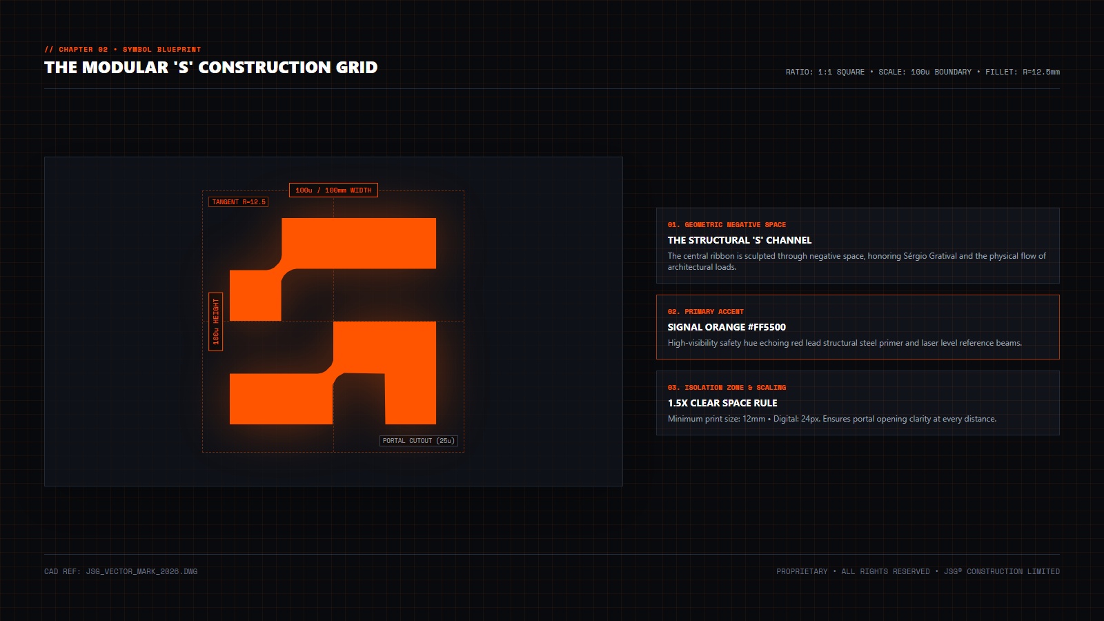 Monogram CAD Geometry & Modular Blueprint