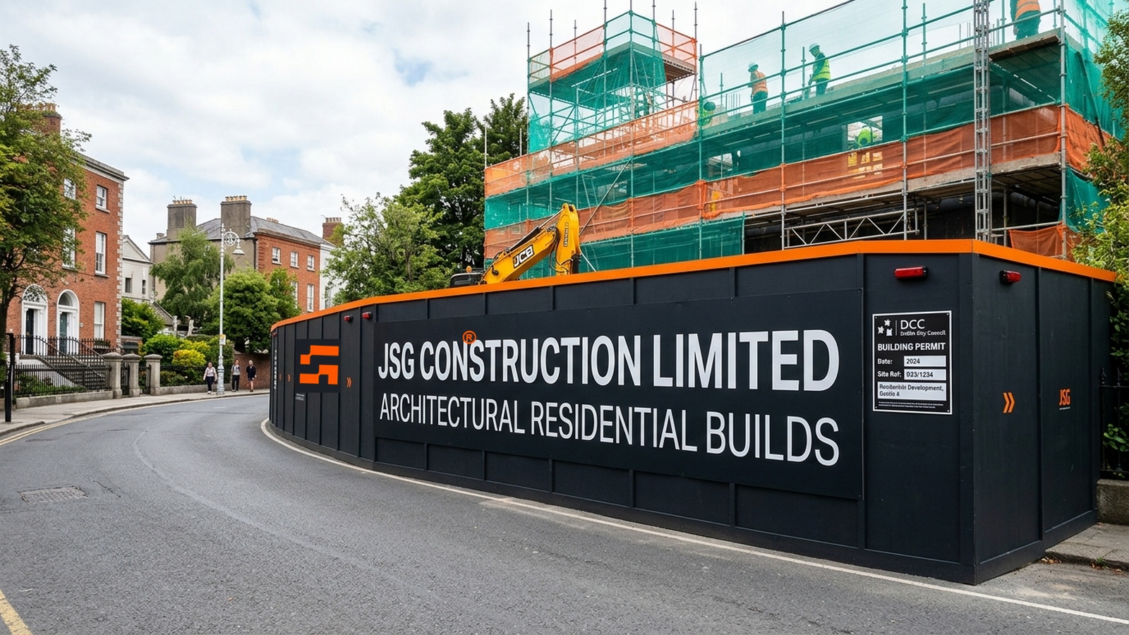 Construction Site Hoarding & Perimeter Signage