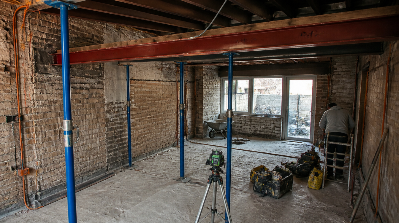Back-To-Brick Renovation with Structural Steel by JSG