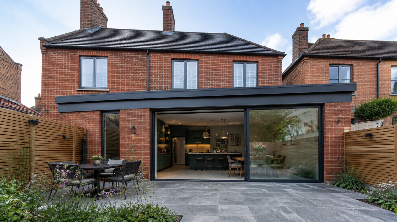 Dublin Red-Brick House Architectural Extension by JSG